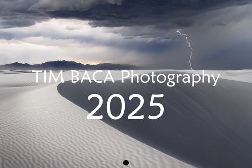 Tim Baca Photography 2025 12-Month Wall Calendar PRE SALE