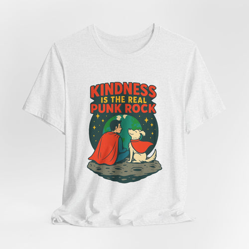 Kindness Is The Real Punk Rock T-shirt | Unisex Soft Style Tee | Graphic Tee | Hopecore | Kindness is Punk